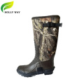 Neoprene Camo Hunting Cleated Rubber Boots for Men